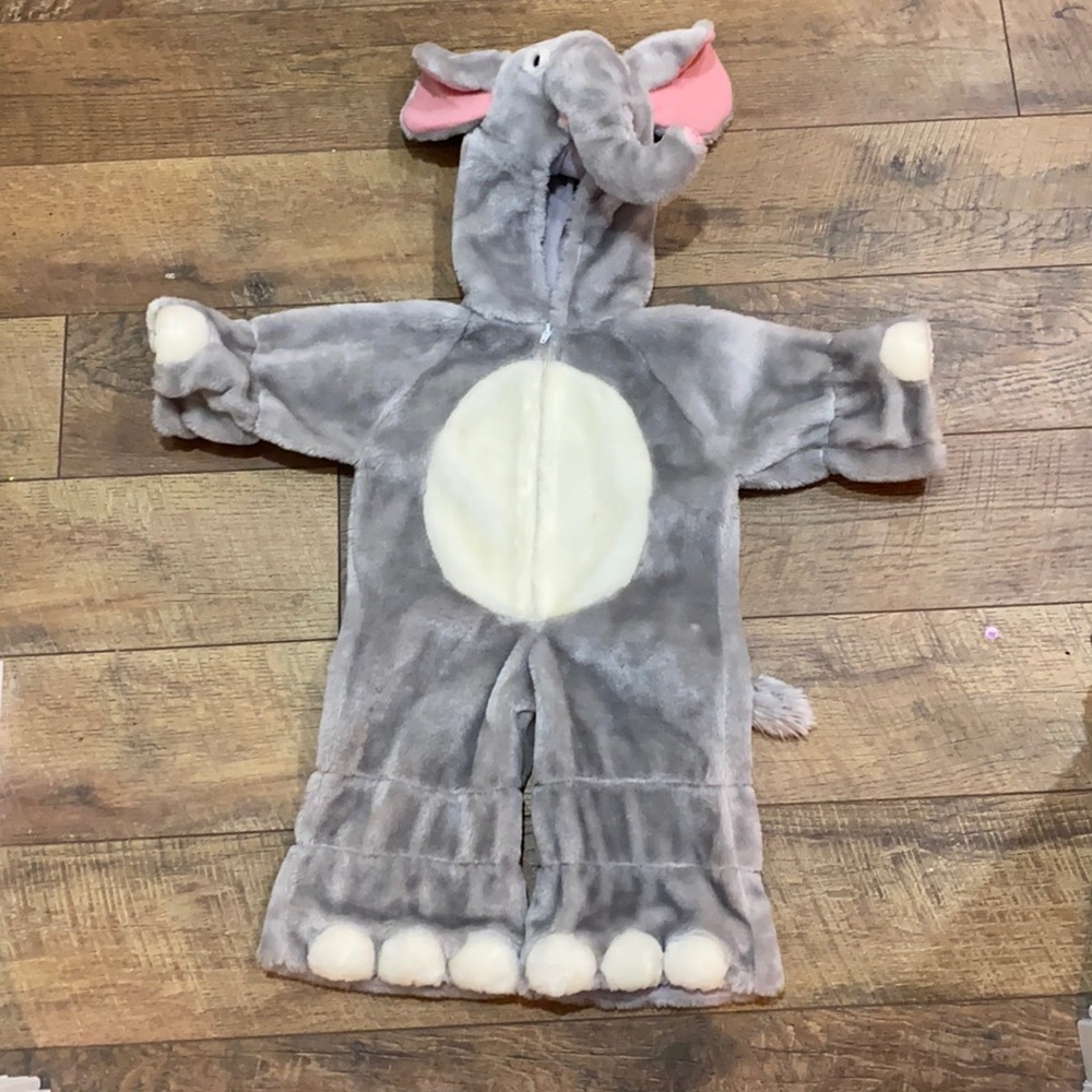 Playful Plush Elephant Costume